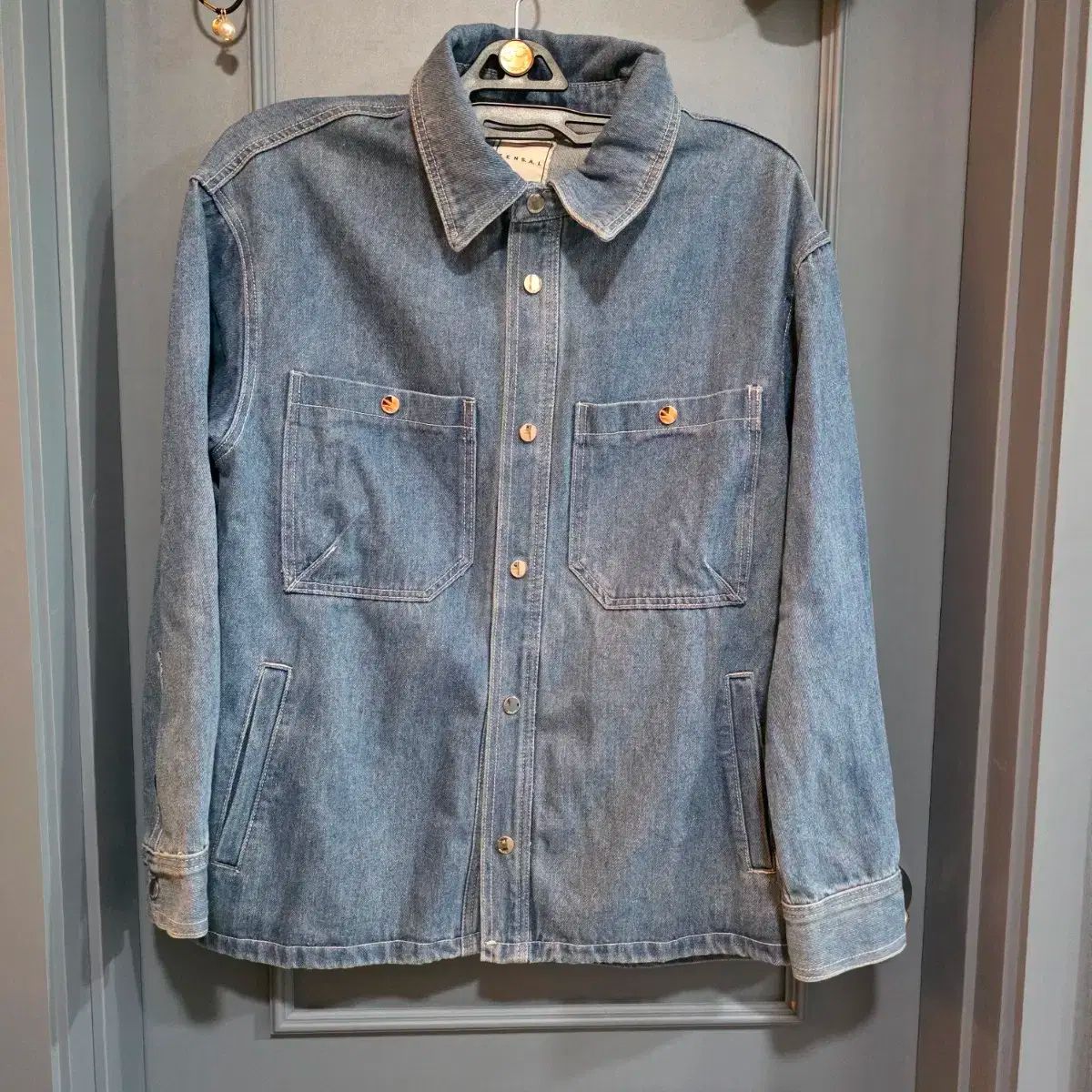 ゼンサイ デニム シャツ ジャケット M