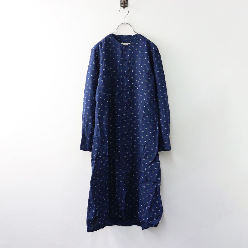 未使用 Vlas Blomme ヴラスブラム リネン100% サロペ ネイビー KL