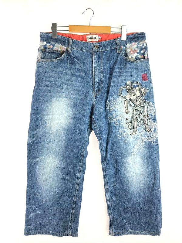 STUSSY NEW CLASSIC JEAN DENIM LEOPARD 32 stussy NEW CLASSIC