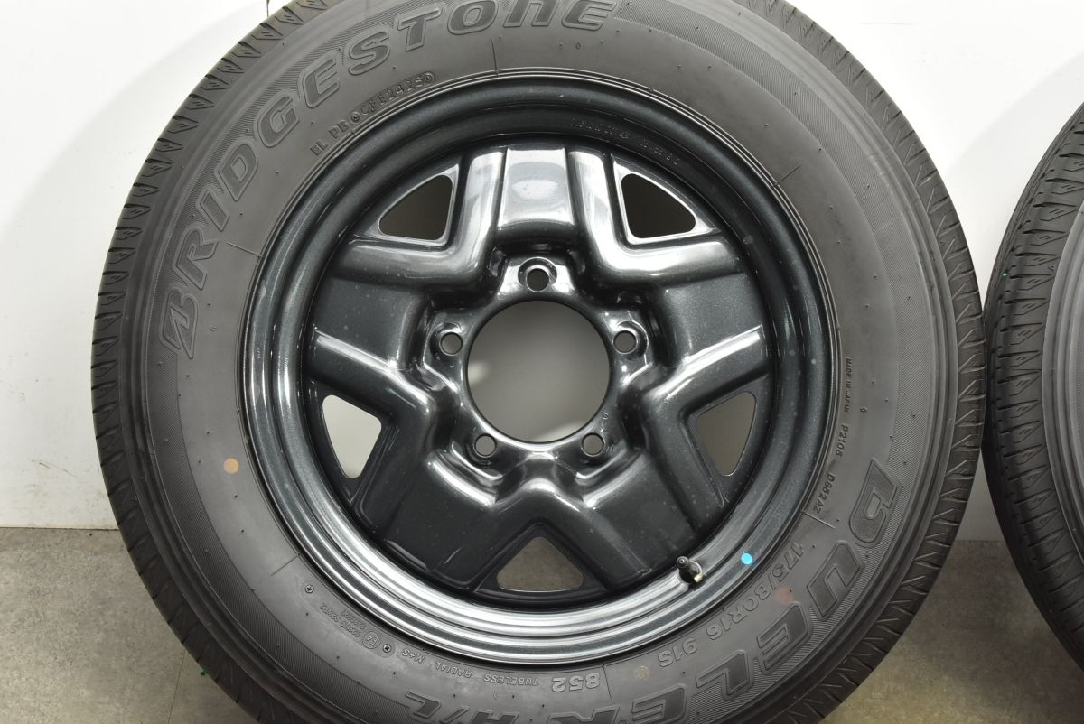製 バリ溝 スズキ JB64 ジムニー 純正 16in 5.5J 22 PCD139.7 ブリヂストン デューラー H L852 175 80R16 ノーマル戻し 可 FFCRYSTALESIA_COM