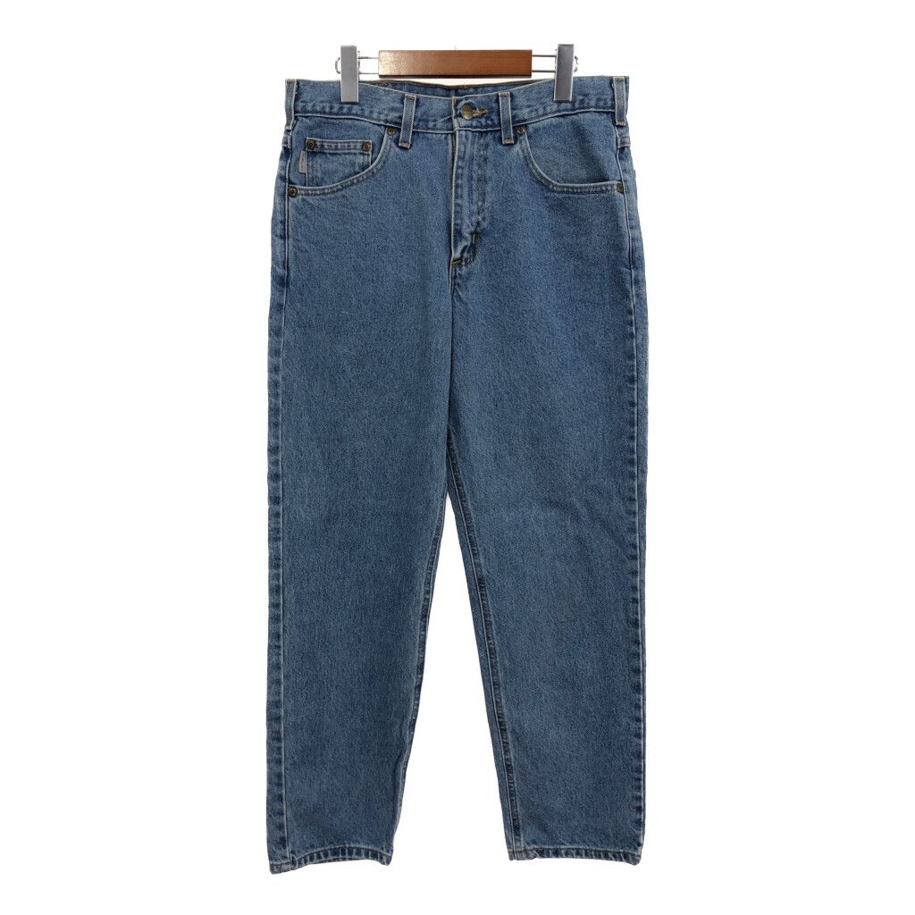 Carhartt カーハート デニムパンツ ブルー (メンズ W33 L30) 中古 古着 S1110