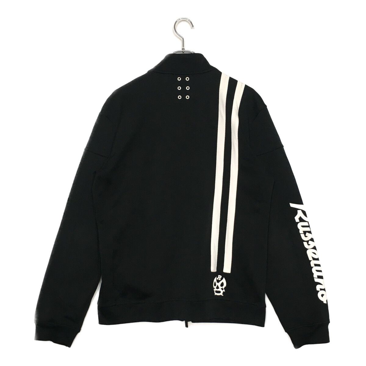 メンズ ラッセルノ RUSSELUNO フルジップアウター 6 LL 黒 ブラック スウェット ルチャ