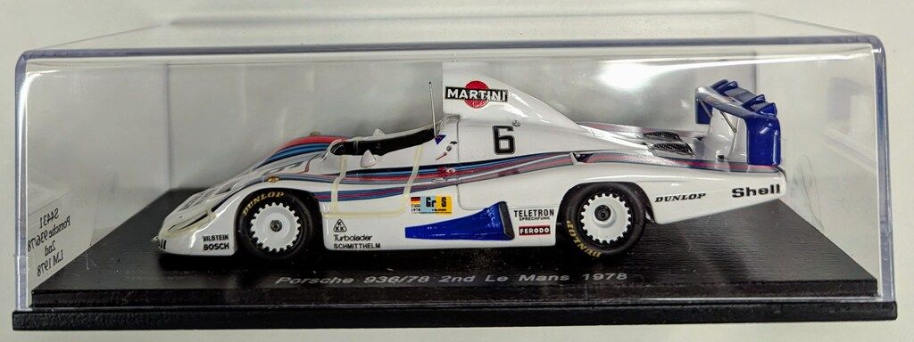 1/43Spark model MARTINI PORSCHE Porsche 936/78 #6 2nd Le