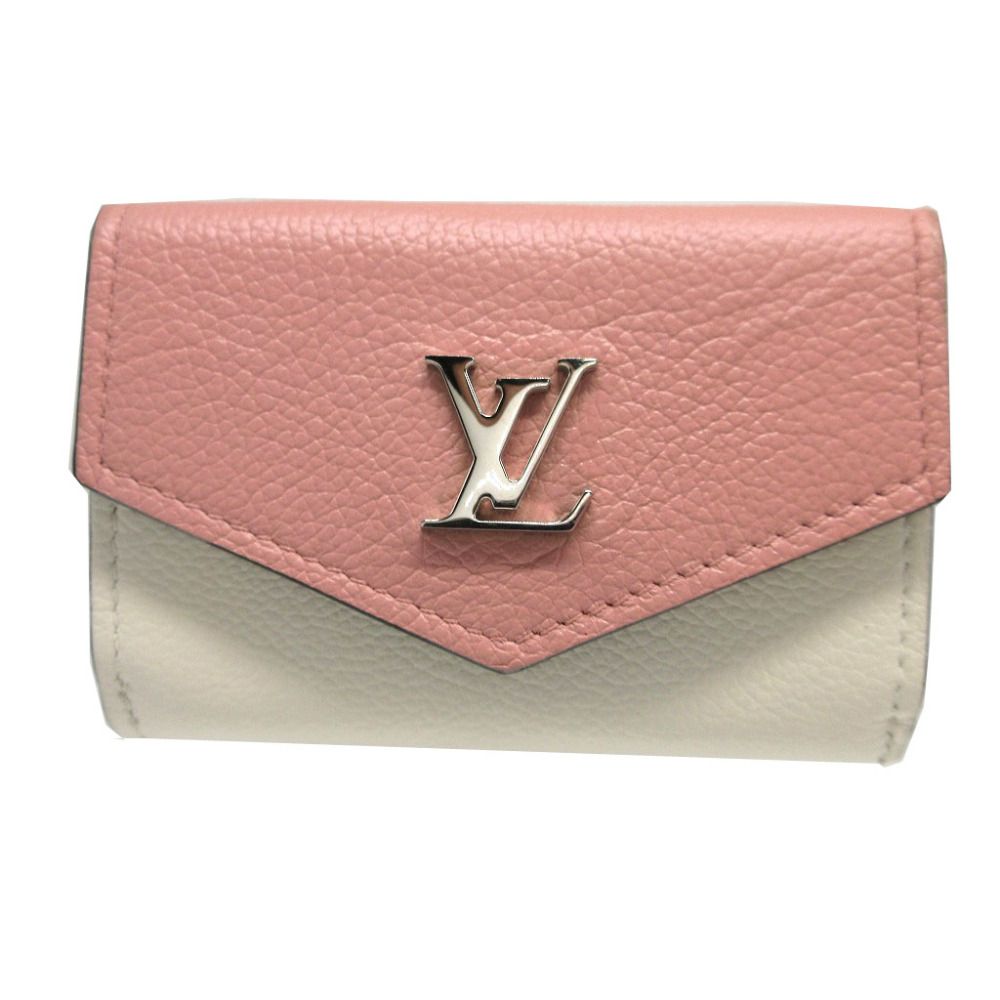 正規品 ルイヴィトン トリヨン ポルトフォイユ ロックミニ コンパクト LVロゴ ルイヴィトン】 ポルトフォイユ ロックミニ 三つ折り財布 トリヨンレザー