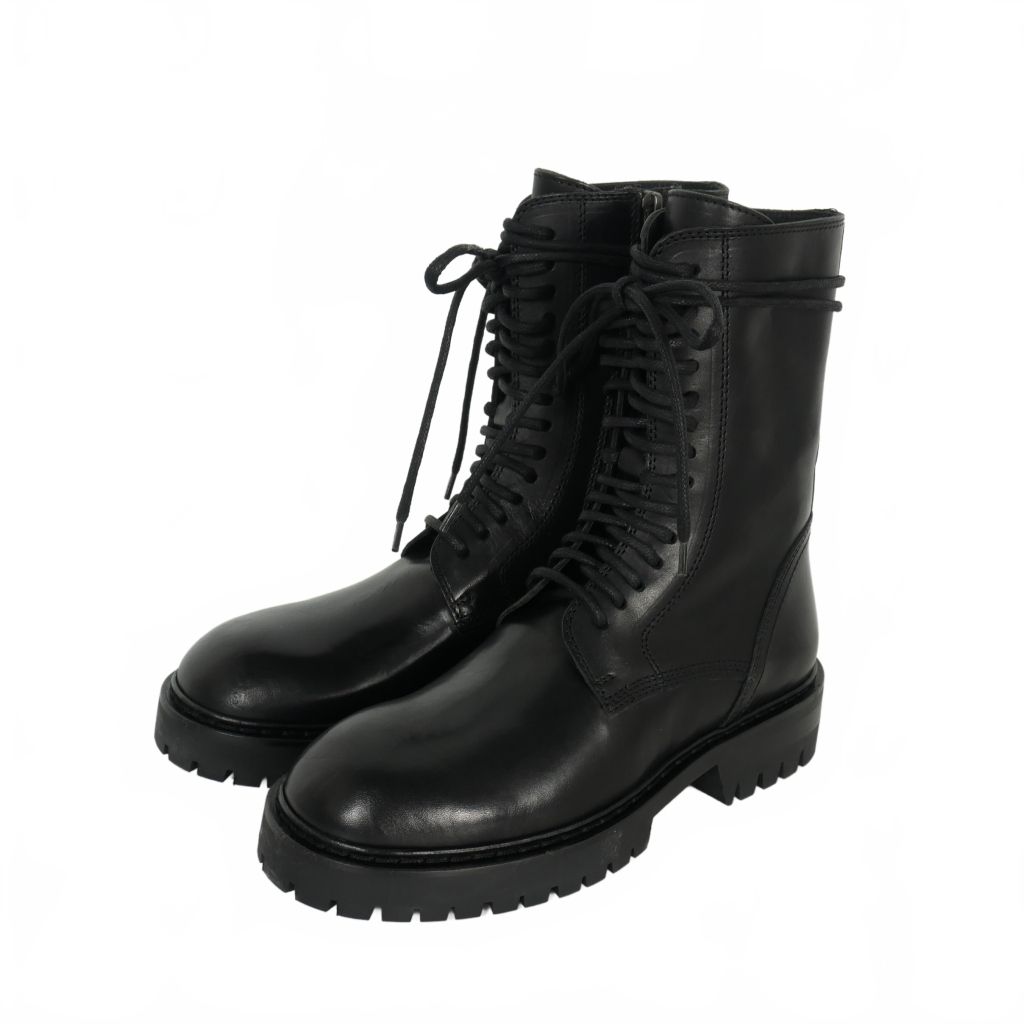 アンドゥムルメステール ANN DEMEULEMEESTER レザー レース アンドゥムルメステール ANN DEMEULEMEESTER レザー レース