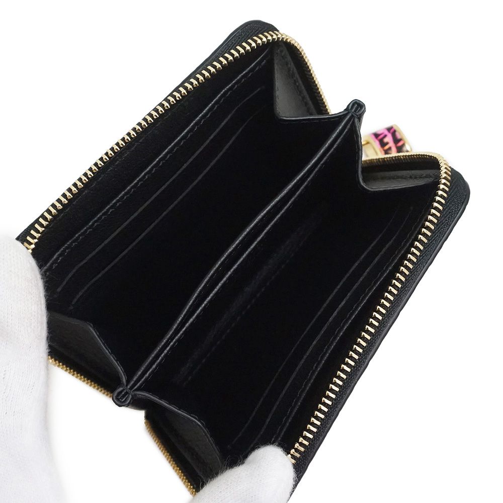 美品✨ルイヴィトン マルチカラージッピーコインパース黒小銭入れ