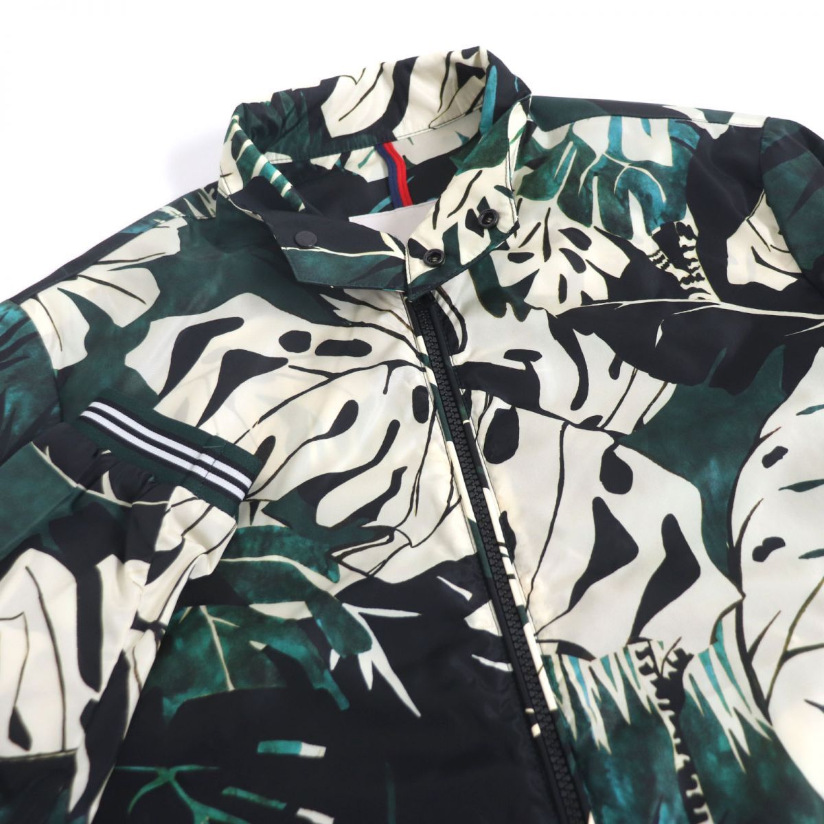 極美品□MONCLER/モンクレール LAMY ボタニカル リーフ 総柄 WZIP 