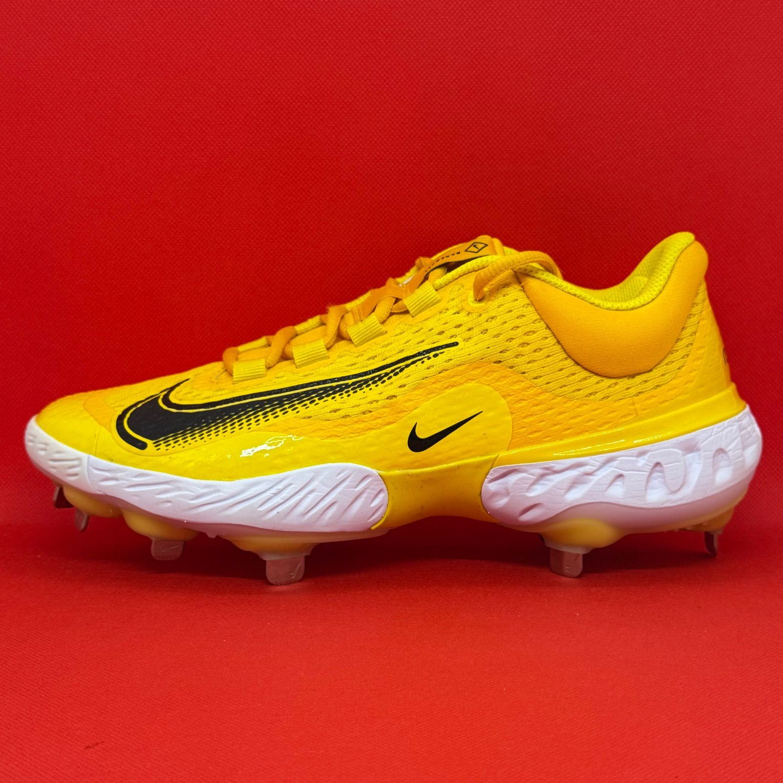 ナイキ 野球スパイク アルファハラチエリート4 イエロー 25.5cm