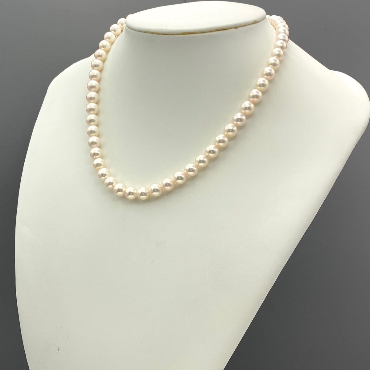 タサキ TASAKI パール デザインネックレス シルバー 真珠 silver