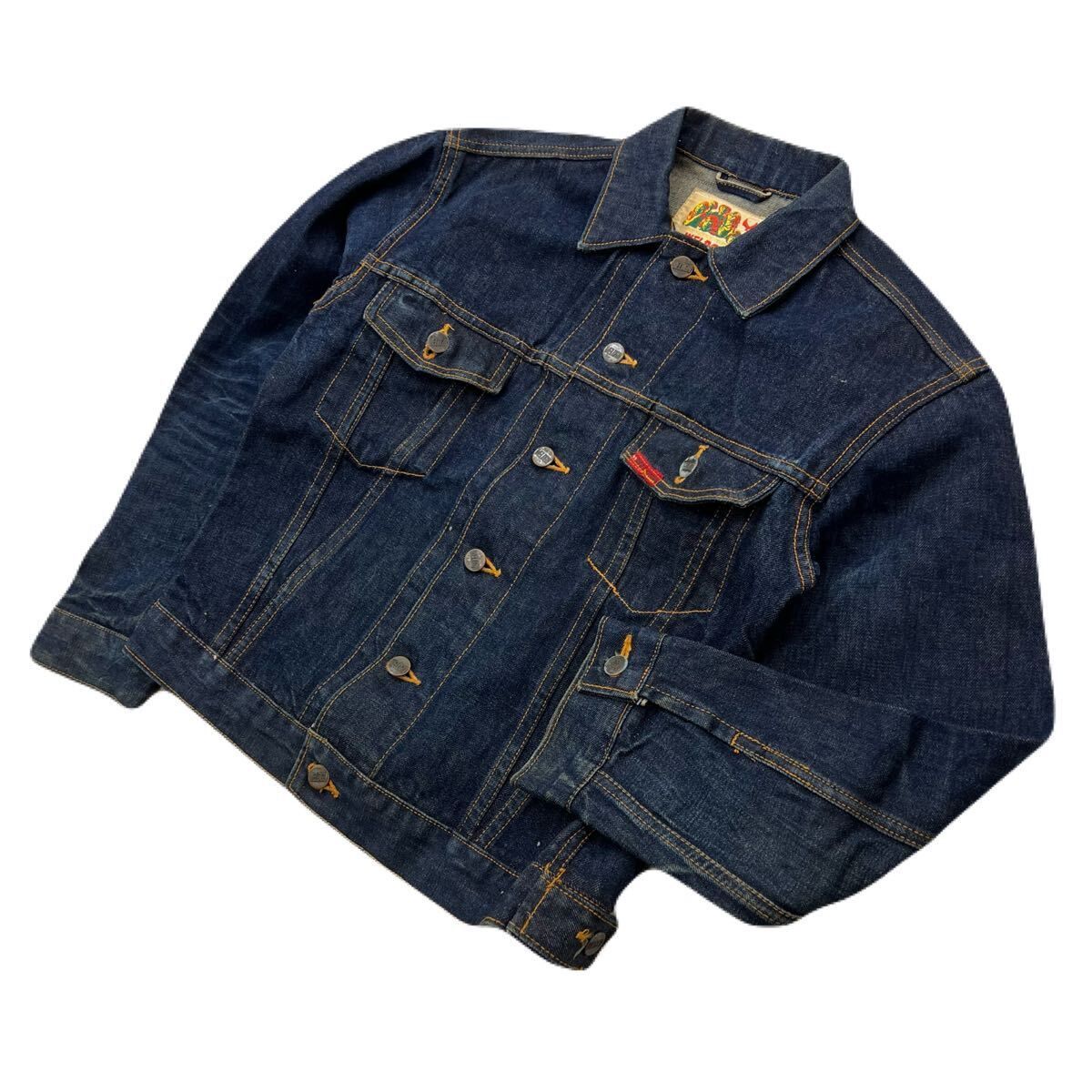ビンテージジャケット 90's【ビンテージ】【USA製】【Unique sales】【黒xオレンジ