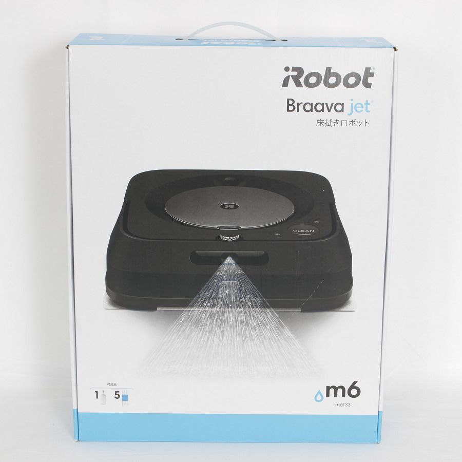 【新品/未開封】iRobot ブラーバ ジェット m6 グラファイト 床拭きロボット掃除機 m613360 アイロボット Braava 本体