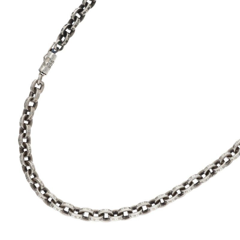 クロムハーツ PAPER CHAIN 20|ペーパーチェーン20inch シルバーネックレス メンズ 20inch
