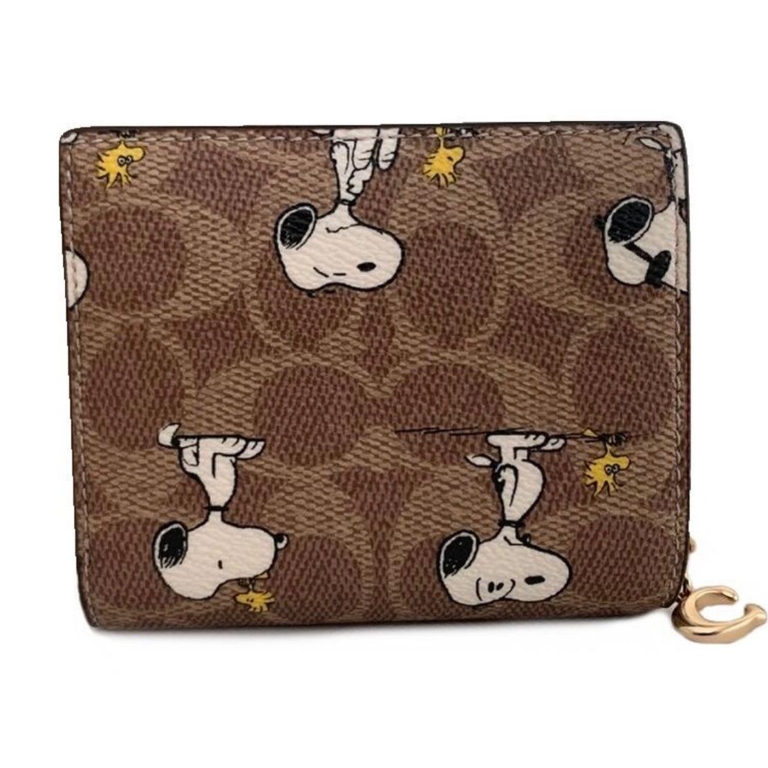 ☆開封未使用☆ COACH コーチ スヌーピー コラボ 二つ折り財布