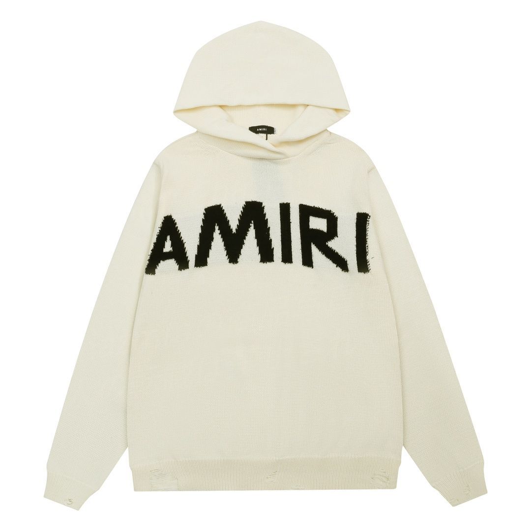 新品  AMIRI アミリ HOODIE  コアロゴフーディー セーター着  a1