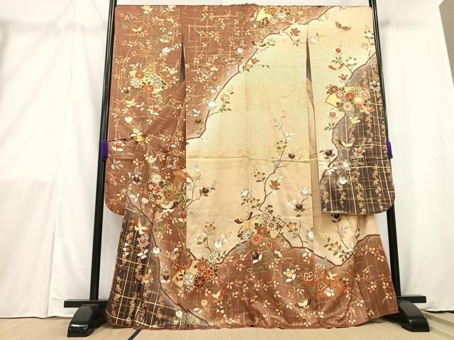 ＊振袖セット＊　豪華振袖　檜扇花文　やまと誂製 C1171100176011_M.jpg
