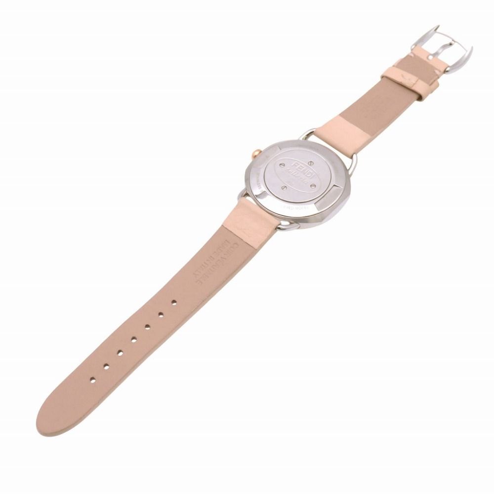 新品同様 フェンディ セレリア 80200M クオーツ 腕時計 SS/レザー  