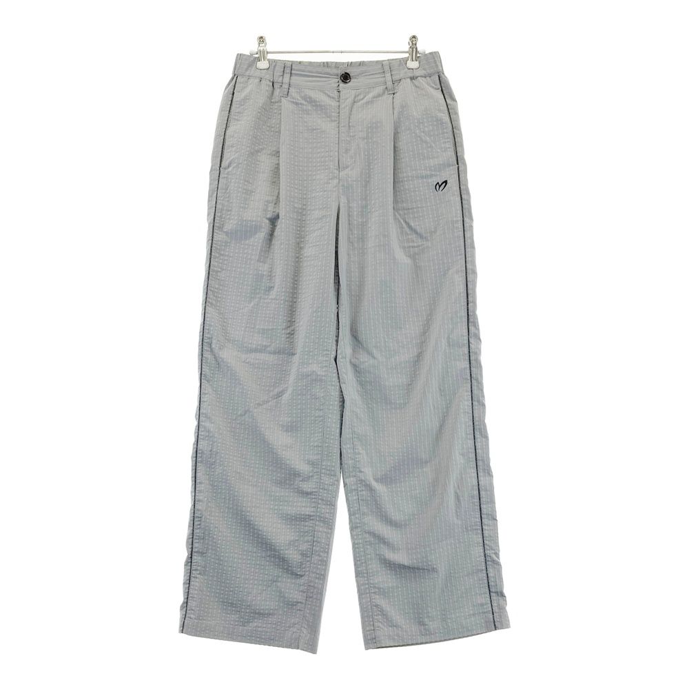 サイズ 1 MASTER BUNNY EDITION マスターバニーエディション モデル ストレッチ ロングパンツ ストライプ柄 グレー系 240101531161 ゴルフウェア レディース ストスト