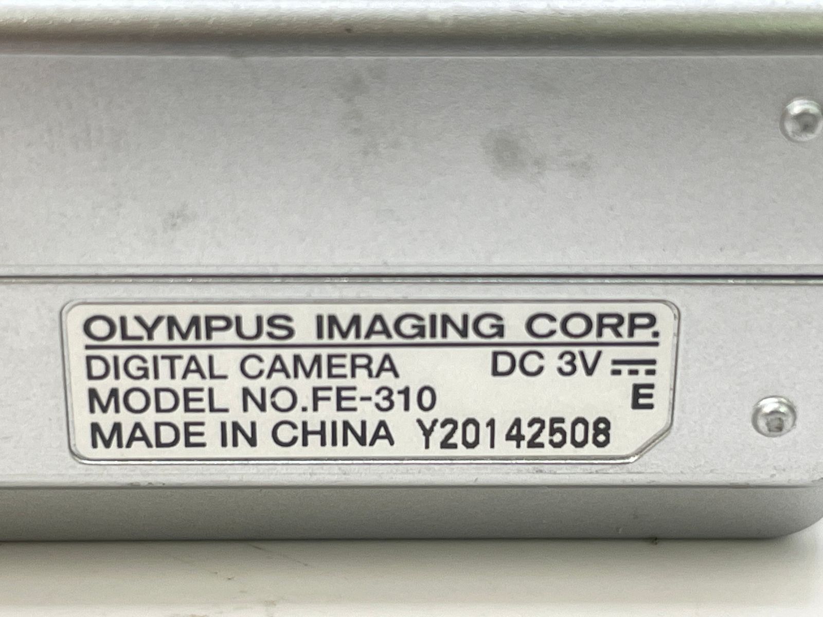 動作未確認 OLYMPUS オリンパス FE-310 カメラ コンパクトデジタル