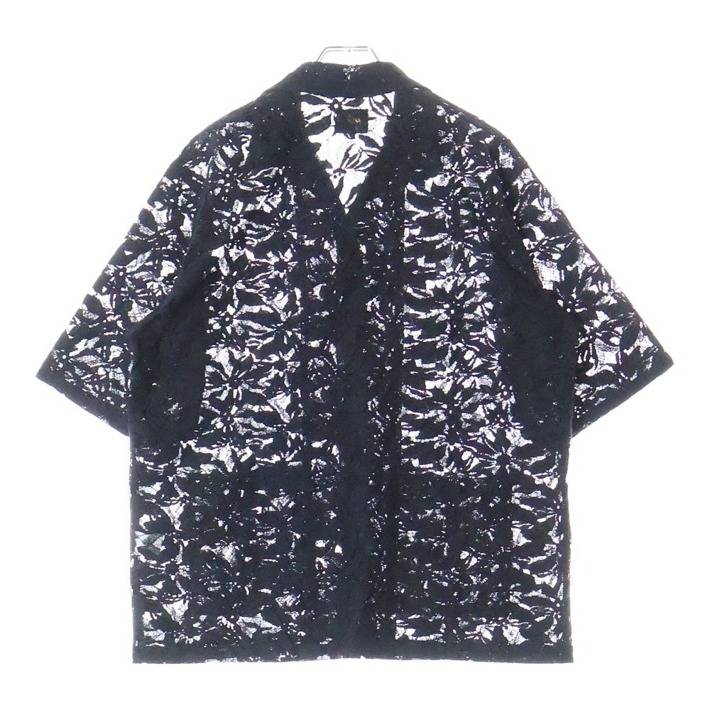 Needles (ニードルス) Cabana Shirt レース半袖シャツ ブラック