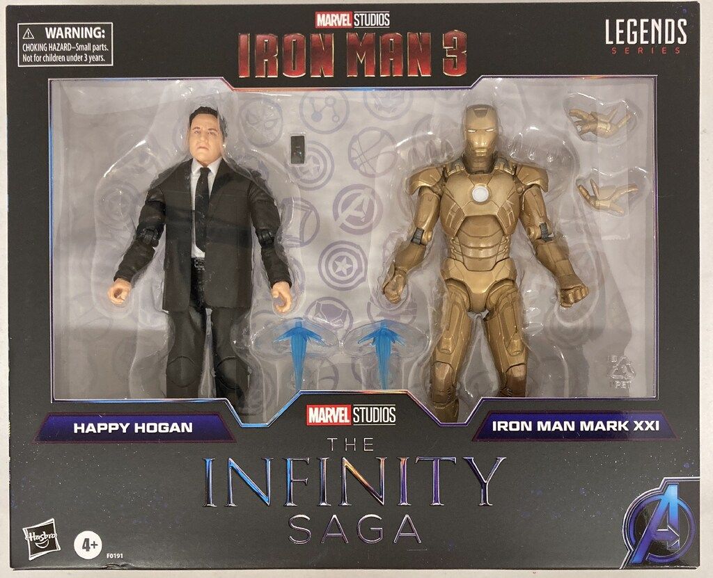 HASBRO THE INFINITY SAGA IRON MAN 3 HAPPY HOGAN / IRON MAN MARK XXI 6インチ