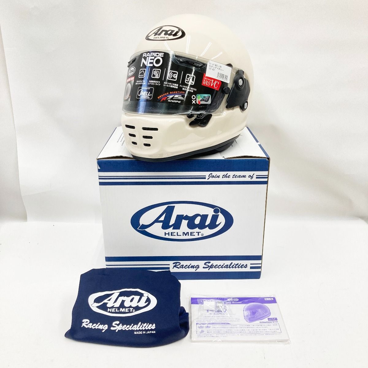 〇〇Arai アライ ヘルメット ラパイドネオ LTD ホワイト - メルカリ