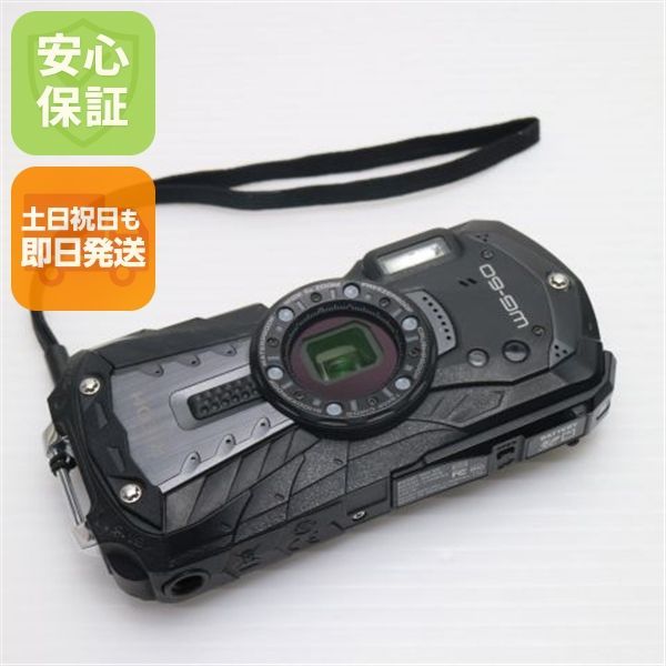 美品 WG-60 ブラック 即日発送 RICOH コンパクトデジタルカメラ