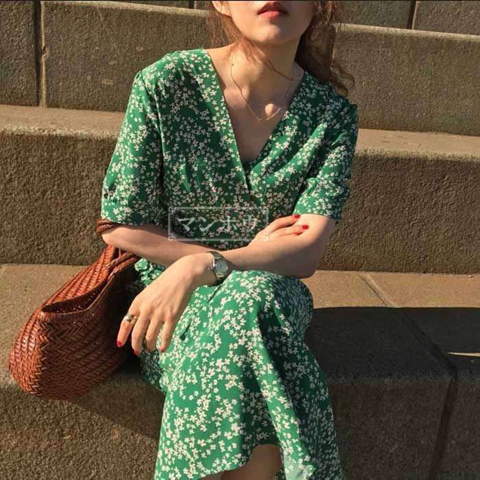 ワンピース レディース ロング丈 ワンピ リゾートワンピース 春