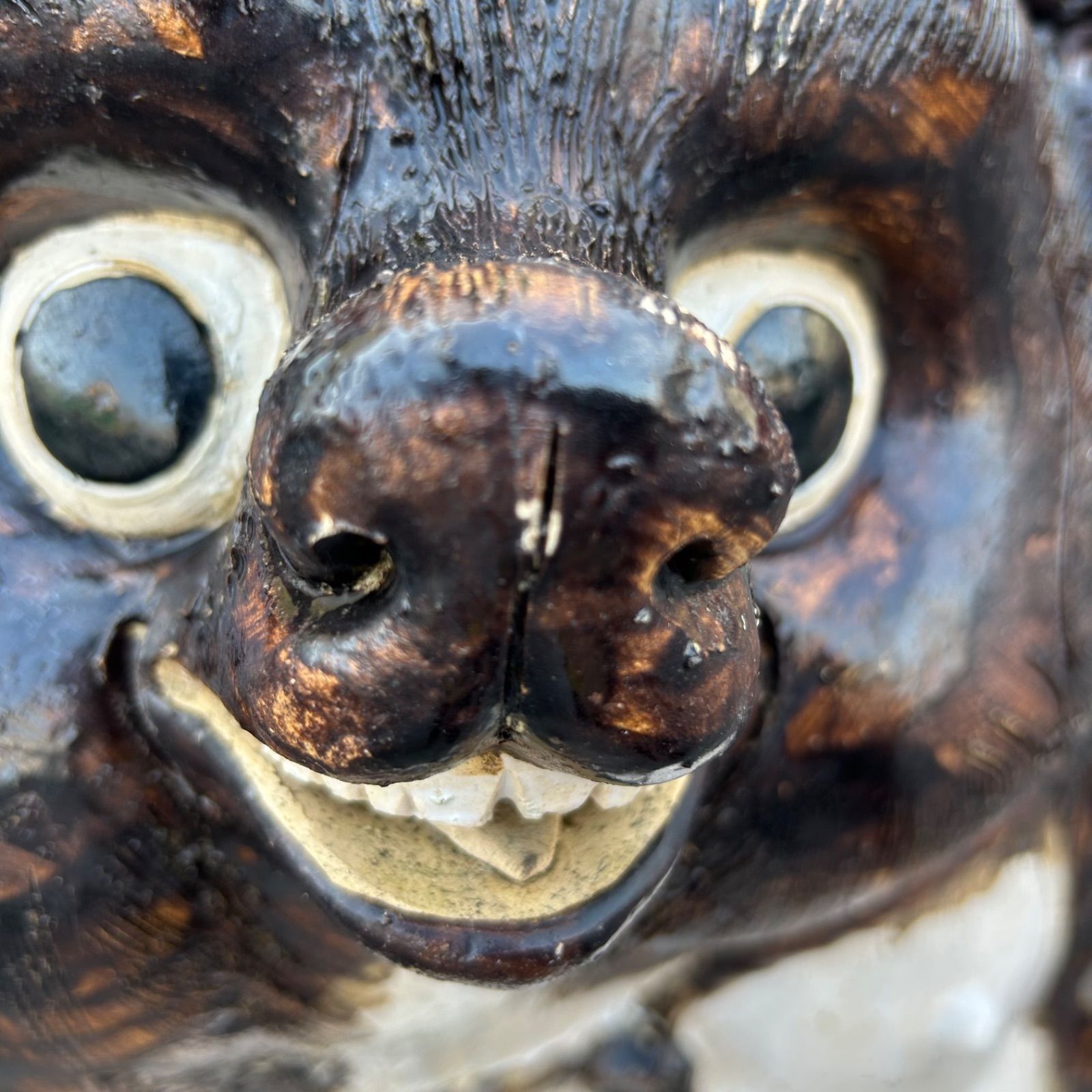 超特大 信楽焼 開運 八方縁起 たぬきの置物 レア 希少品 - メルカリ