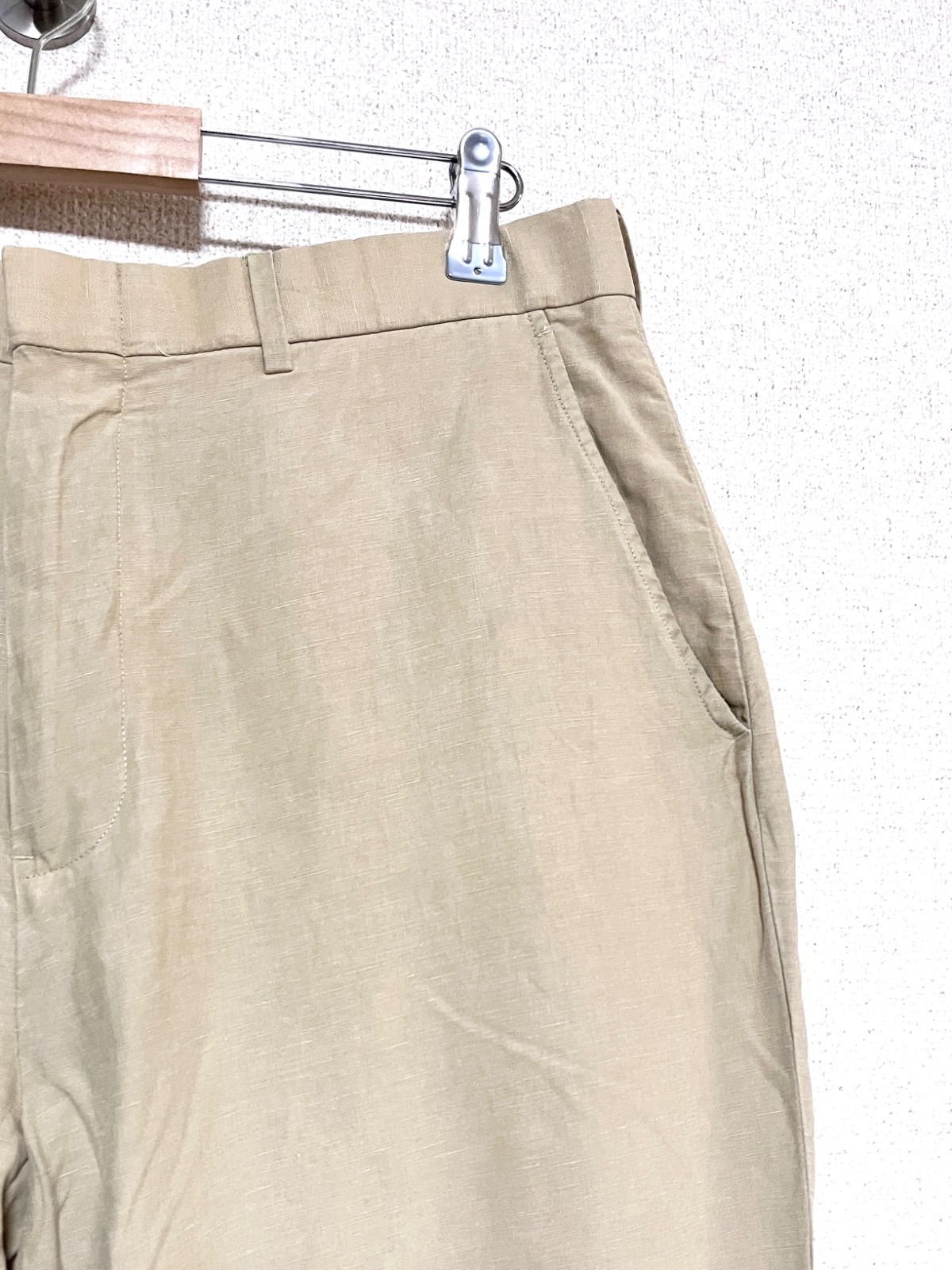 90s ポロラルフローレン シルクリネンスラックス W32/L32 90s ラルフローレン シルク リネンスラックス ベージュ W32 L30