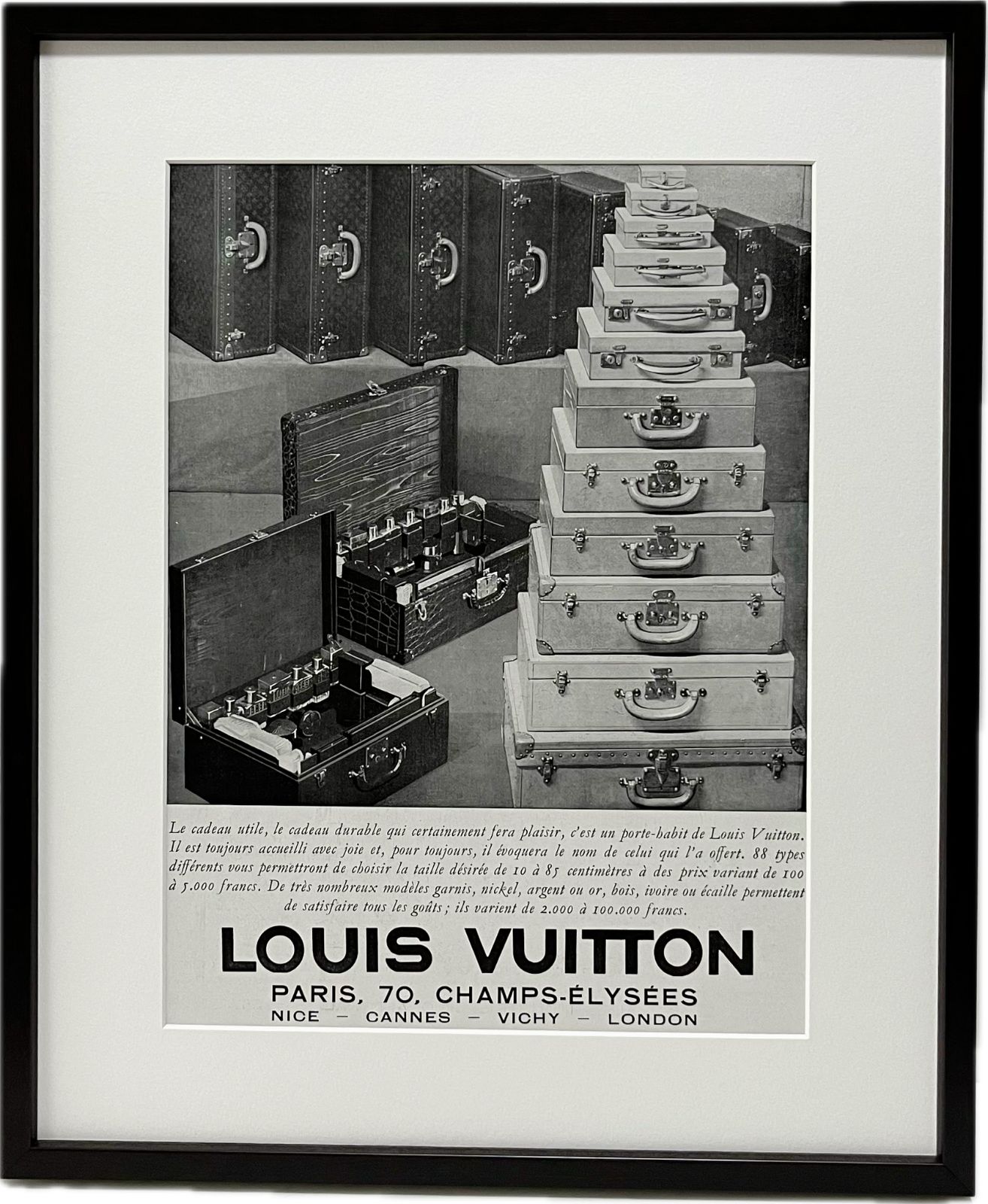 1931 広告＞Louis Vuitton ルイヴィトン ポスター ヴィンテージ