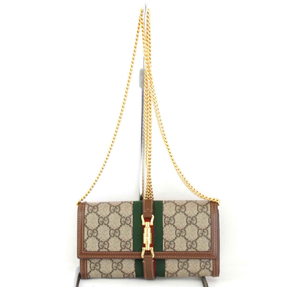 美品『USED』 グッチ ジャッキー チェーンウォレット 652681