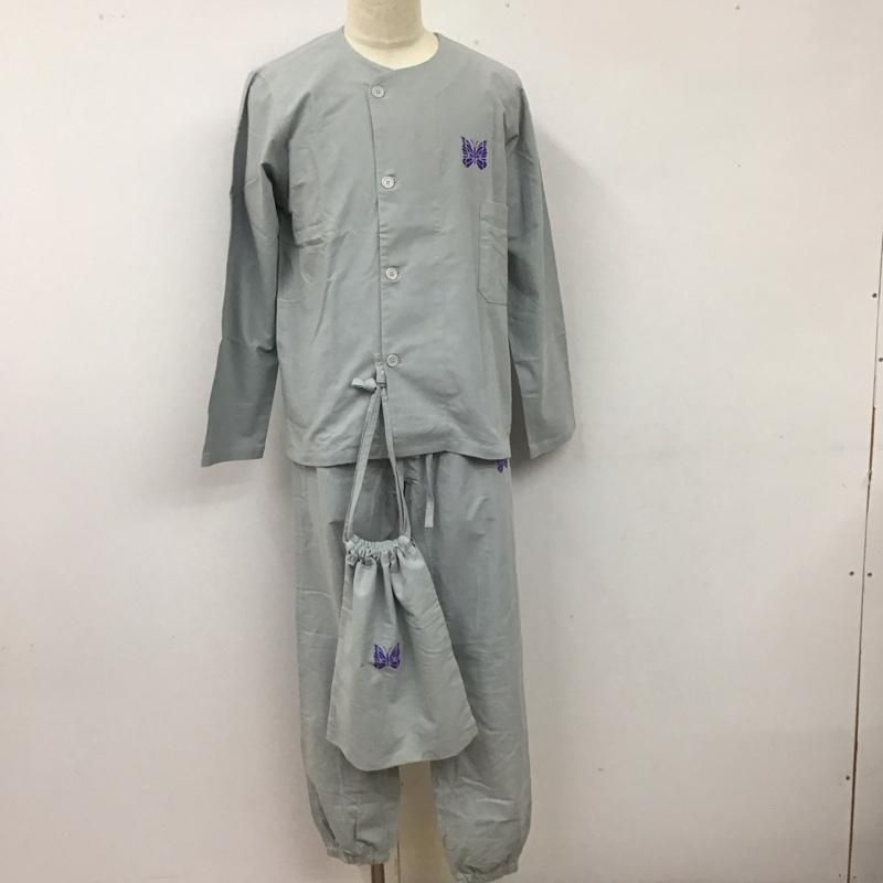 Needles ニードルス セットアップ ノーカラーシャツ カジュアルパンツ 