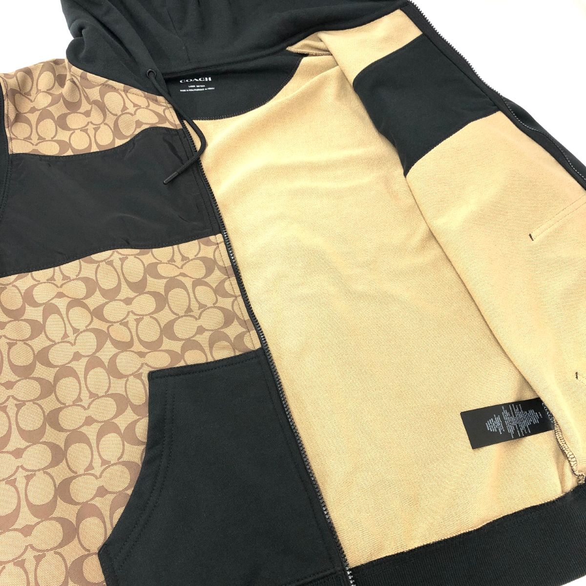 良好 COACH コーチ ジップアップ パーカー サイズ:L C7817