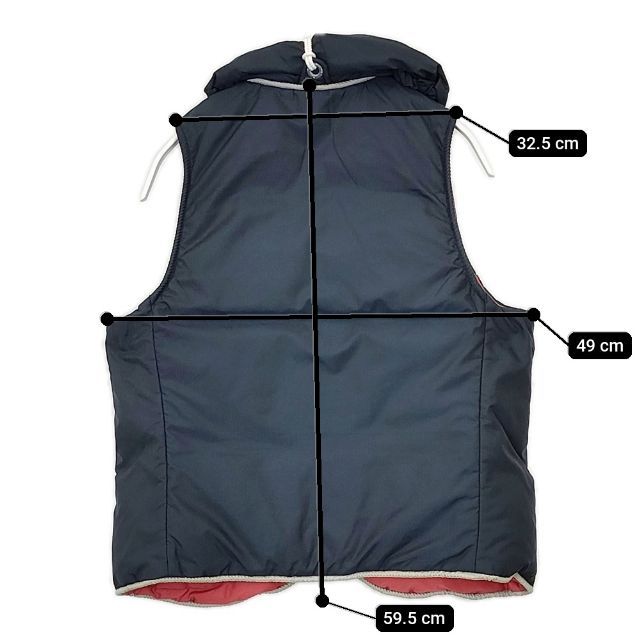 45rpmナイロンベスト 45R・45rpm ナイロンキルトベスト ネイビィ☆2