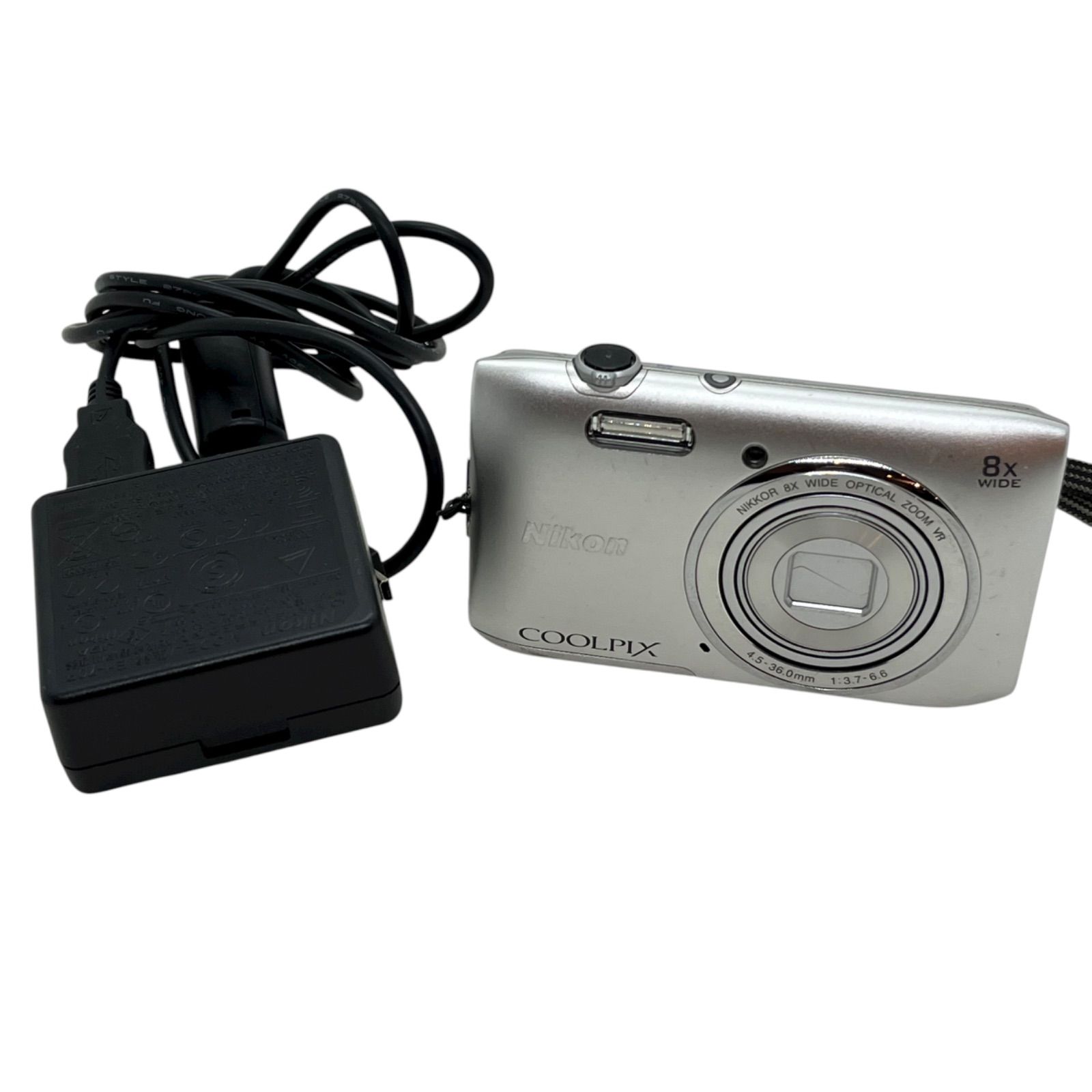 管34222】動作未確認☆NIKON ニコン COOLPIX S3600 2005万画素 8