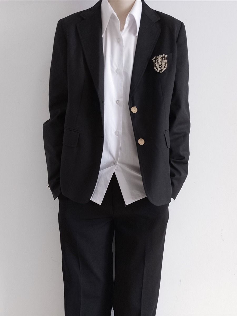 DK制服 4点セット 男子高生 学生服 学生制服 本格制服 フォーマル 通学 入学式 卒業式 ブレザー 長袖 ジャケット シャツ ネクタイ
