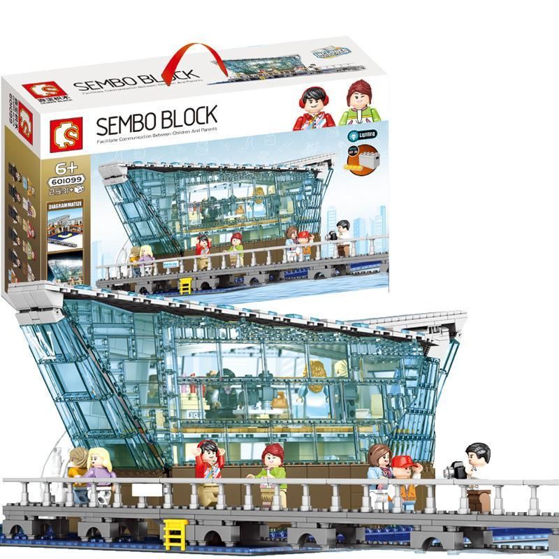 定番，本物保証 レゴ　互換　ブロック　ブティックジュエリーショップ　ライトブロック付き 知育玩具