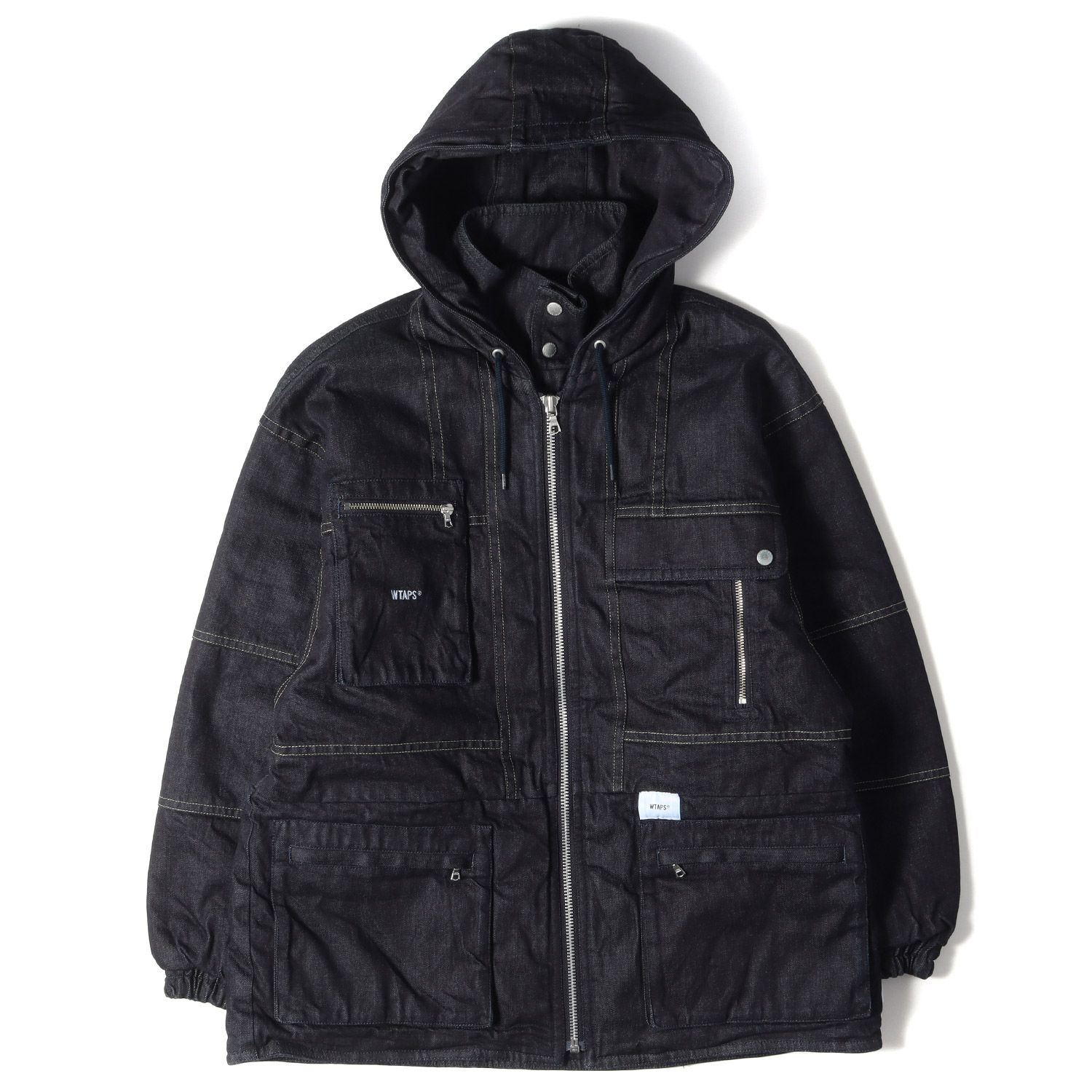 WTAPS ダブルタップス ジャケット サイズ:M デニム フーディー 中綿 ...