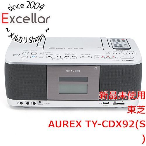 bn:14] TOSHIBA SD/USB/CDラジオカセットレコーダー AUREX TY-CDX92(S