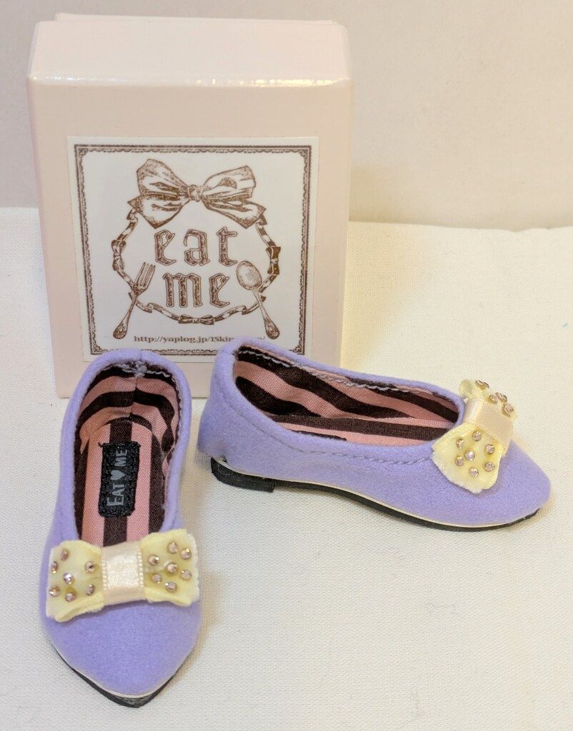 eat me ユノアサイズドール靴 リボンパンプス
