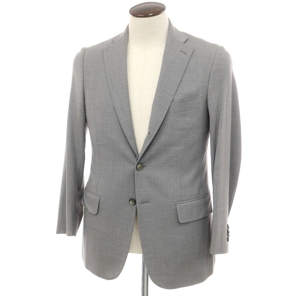 中古】イザイア ISAIA グレゴリー ウール テーラードジャケット グレー 