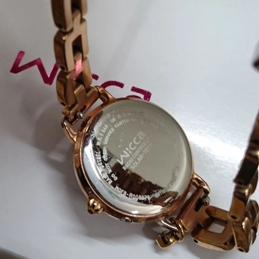 美品　CITIZEN シチズン　wicca ウィッカ　ソーラー時計　レディース wicca お取り寄せ シチズン ウィッカ 腕時計 レディース