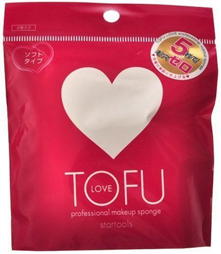売切注意 お早めに 2PC プロフェッショナルメイクアップスポンジ LOVE TOFU クロスマーケット
