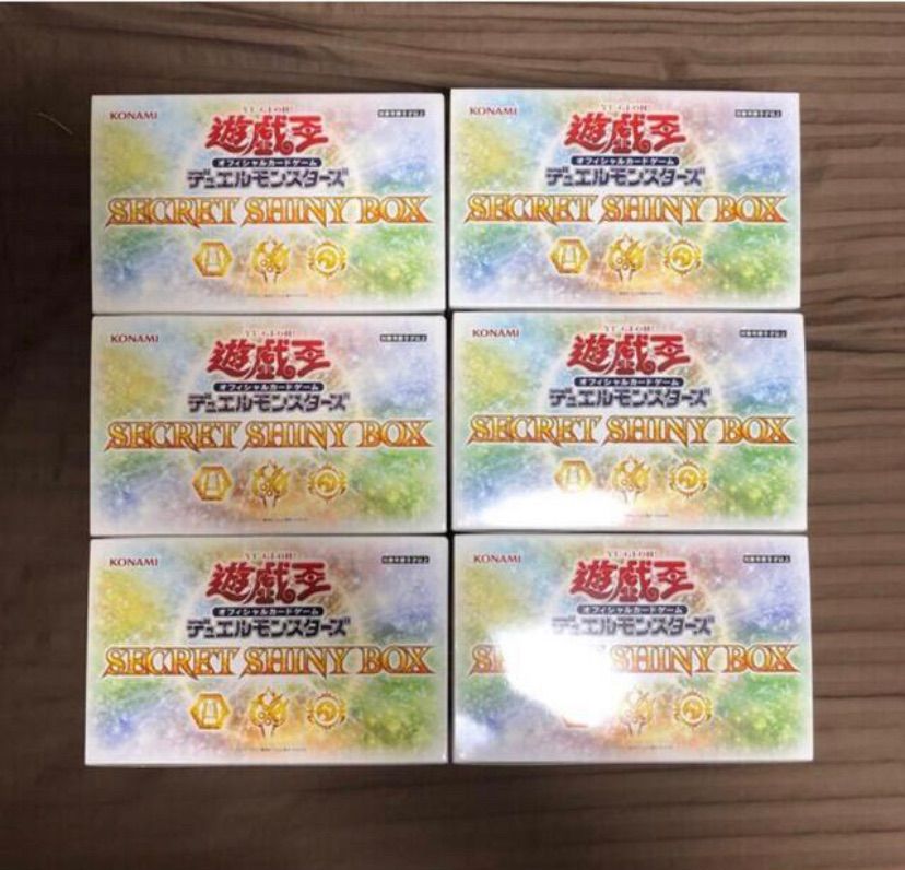 遊戯王SECRET SHINY BOX シークレットシャイニーボックス6BOX