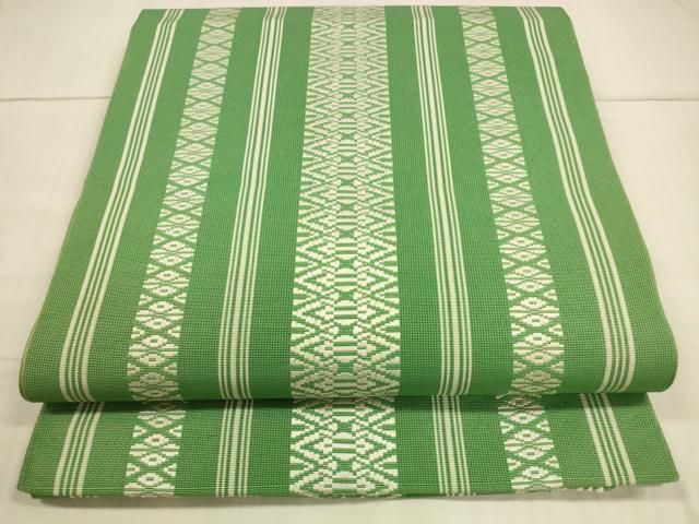 平和屋着物＊夏物 本場筑前博多織 八寸名古屋帯 紗献上 正絹 逸品  