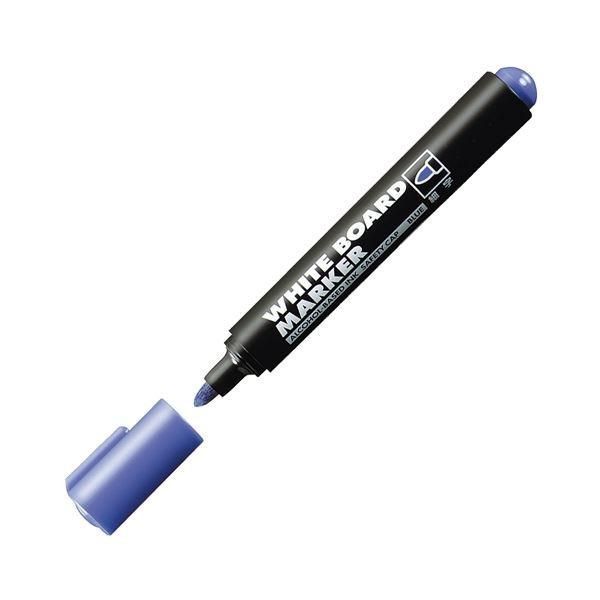 (まとめ) コクヨ ホワイトボード用マーカーペン 細字 青 業務用パック PM-B101NB 1箱(10本) 〔×5セット〕