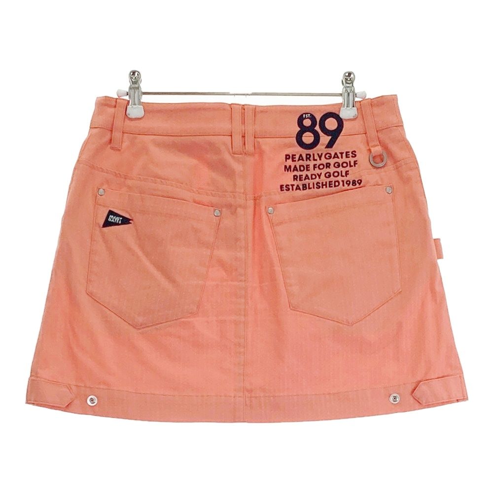 サイズ 1 PEARLY GATES パーリーゲイツ ストレッチスカート オレンジ系 240101533835 ゴルフウェア レディース ストスト