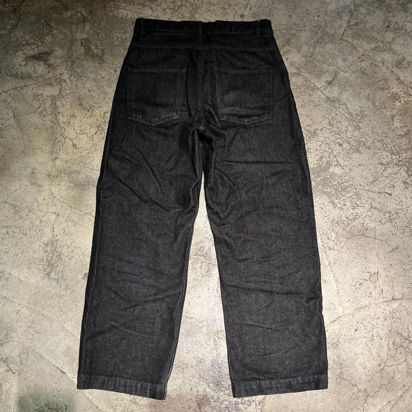ORDER オーダー Loose Denim Pants One Wash デニムパンツ ブラック 