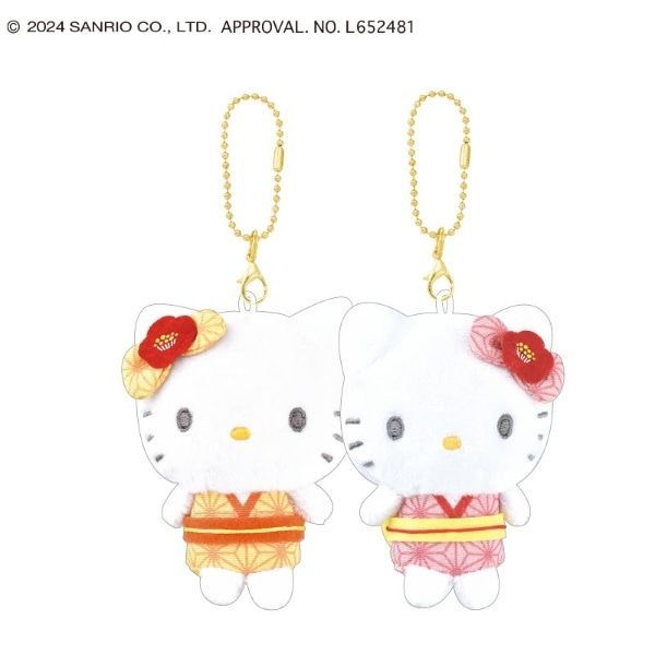 ニコぬいキーホルダー ハローキティ ミミィ 和風 4550451264927