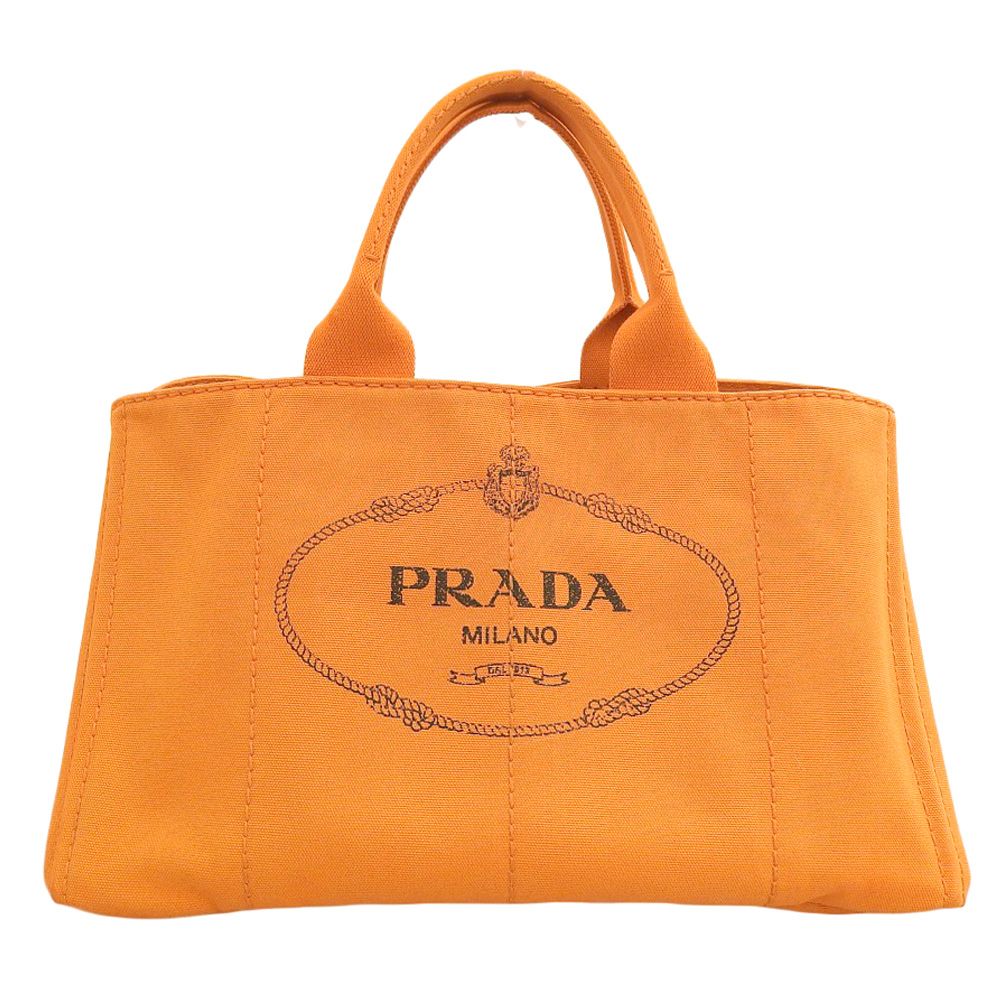 本物保証】 超美品 プラダ PRADA カナパトート BN1872 ロゴ 